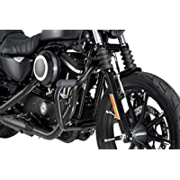 Customacces AZ1237N Defensas Modelo Mustache Negro Harley Davidson Sportster 1200N Nightster 08-12